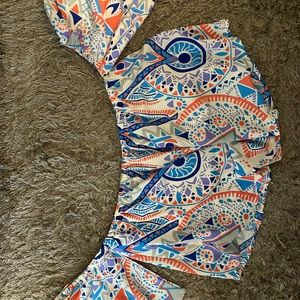 off the shoulder cropped boutique top